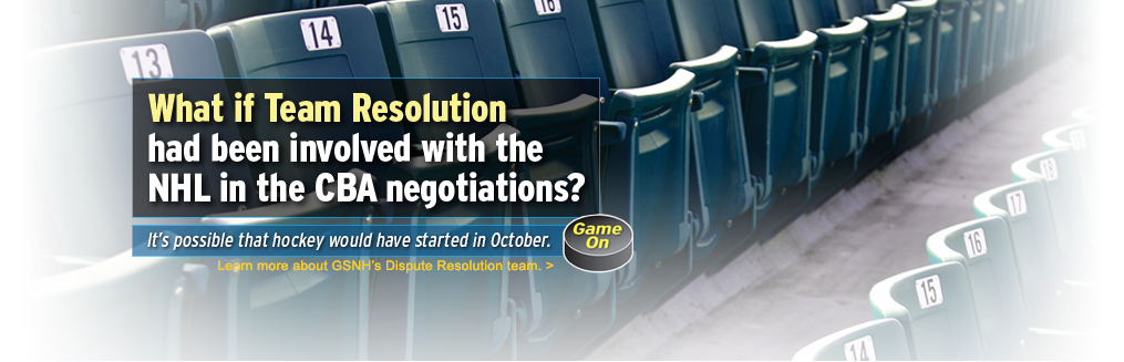 What if Team Resolution had been involved with the NHL in CBA negotiations? It's possible hockey would have started in Octber.